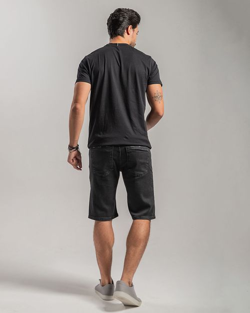 Bermuda Jeans Masculina Slim