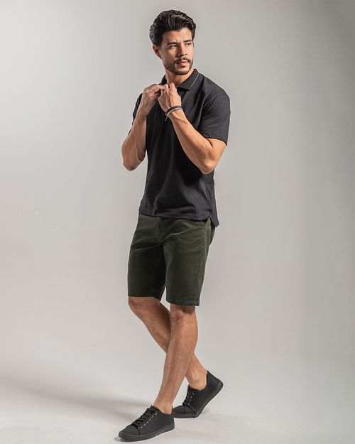 Bermuda Masculina Esporte Fino de Sarja