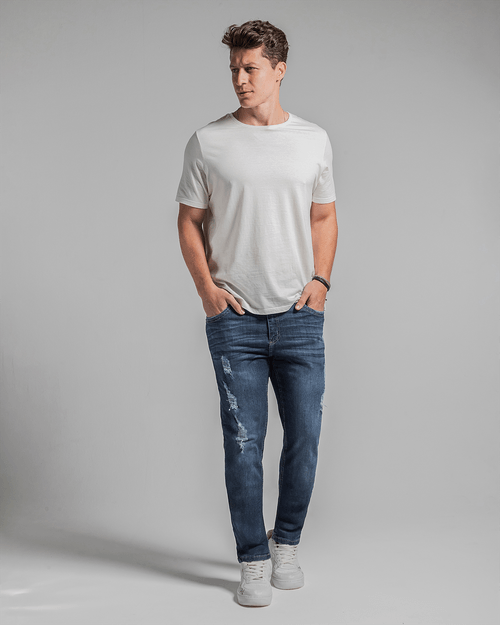 Calça Jeans Masculina Slim