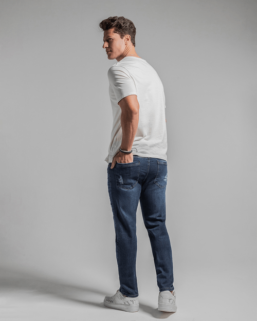 Calça Jeans Masculina Slim
