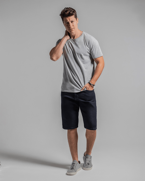 Bermuda Jeans Masculina Tradicional