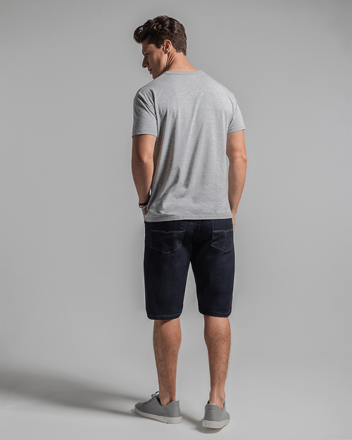 Bermuda Jeans Masculina Tradicional