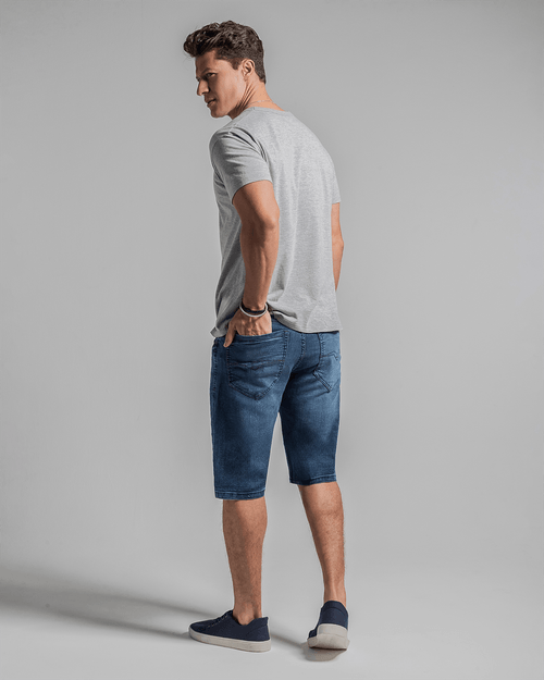Bermuda Jeans Masculia Tradicional