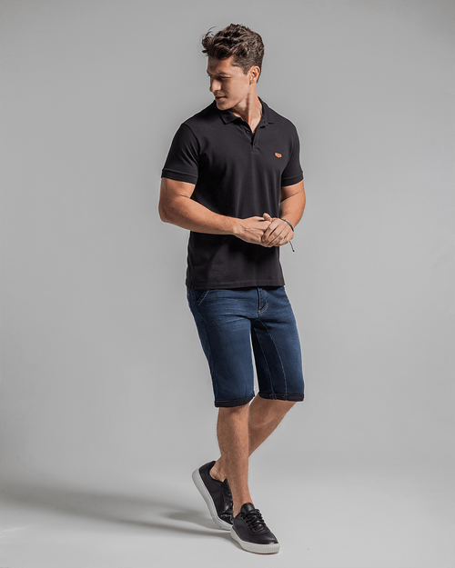 Bermuda Jeans Masculina Tradicional