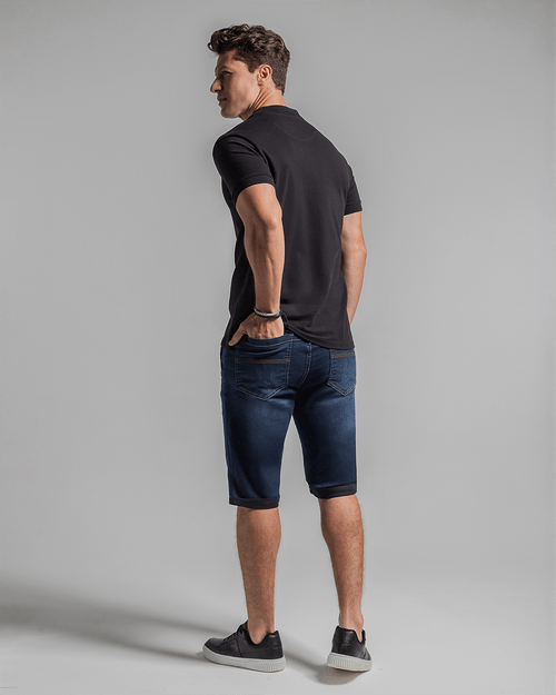Bermuda Jeans Masculina Tradicional